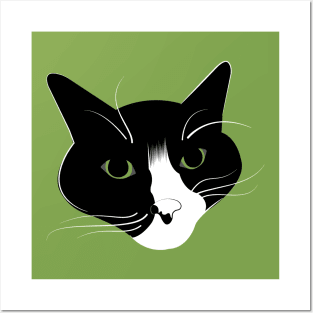 Tuxedo Cat Posters and Art